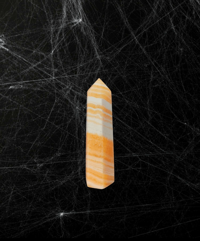 Point Calcite miel