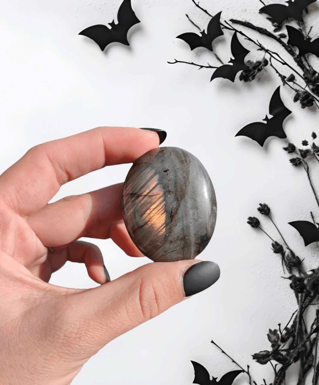 Galet Labradorite jaune