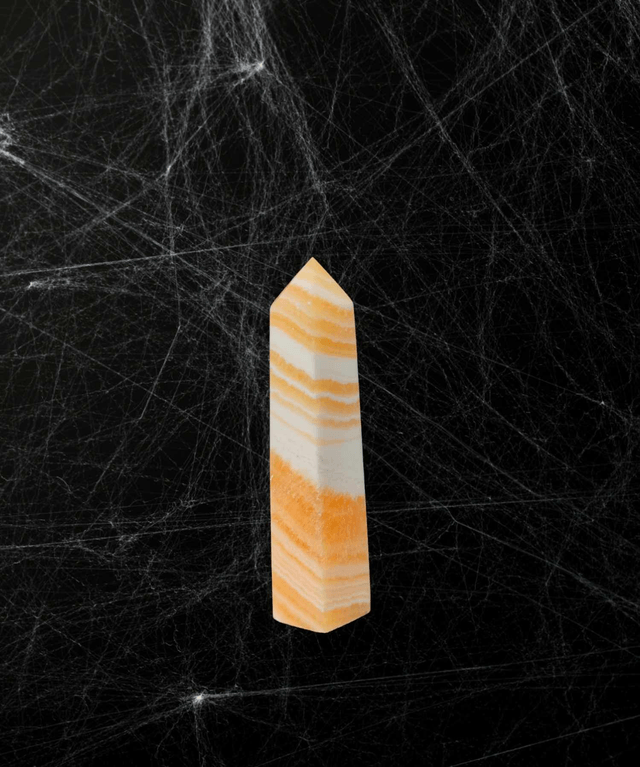 Point Calcite miel