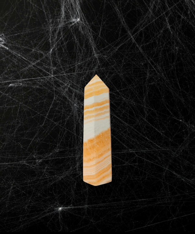 Point Calcite miel
