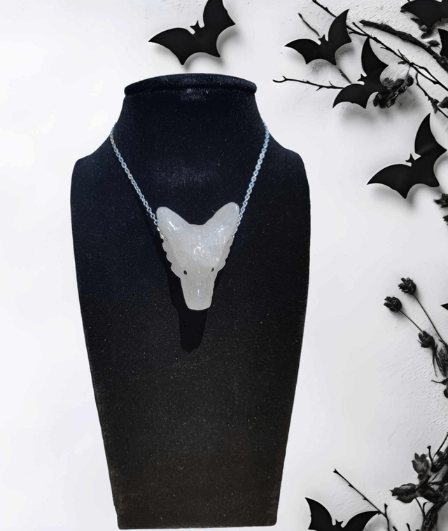 Collier tête de loup