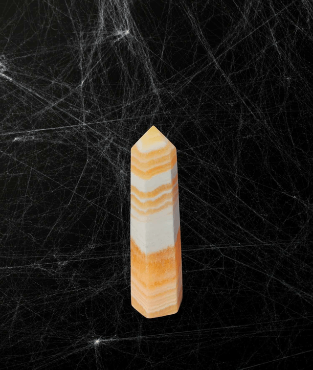 Point Calcite miel