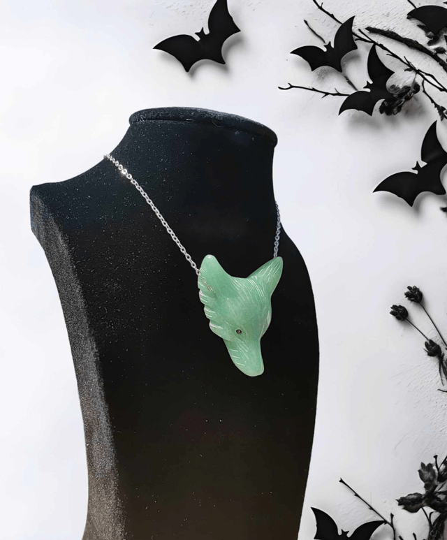 Collier tête de loup