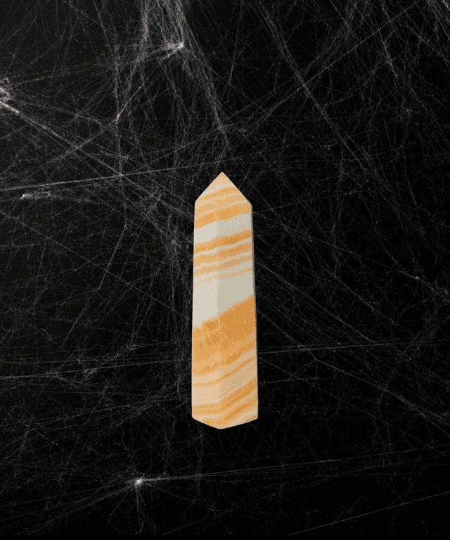 Point Calcite miel